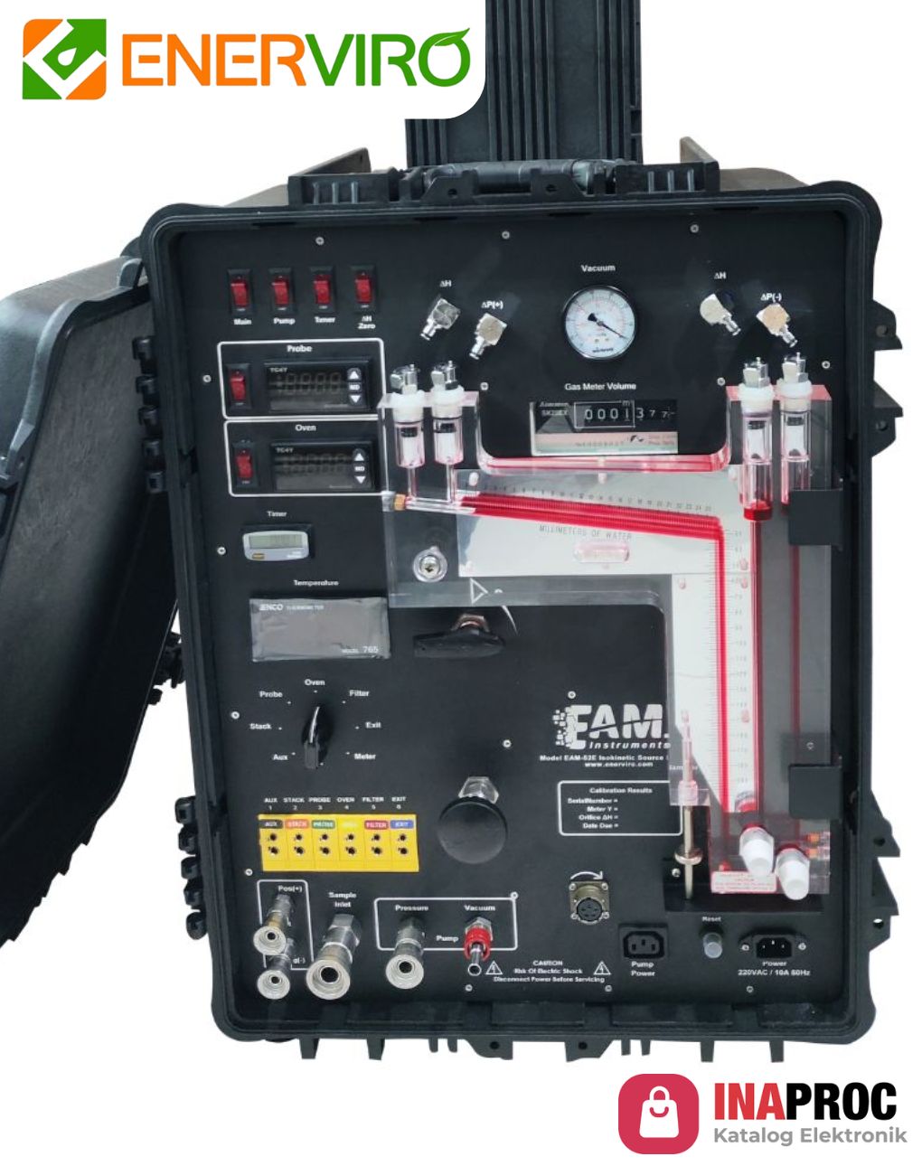Console Isokinetik Method 5 EAM Instruments