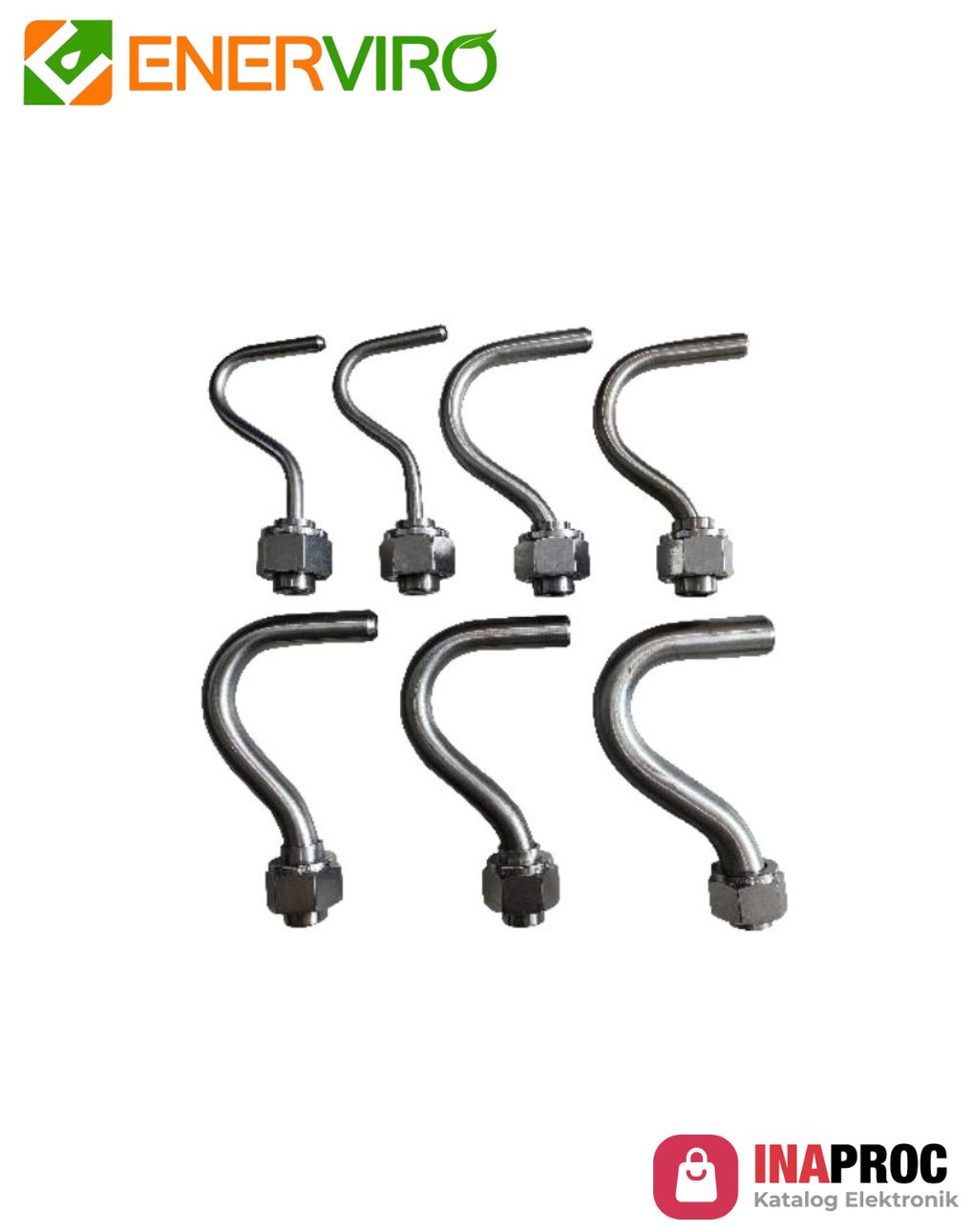 Set of 7 Stainless Steel Nozzles