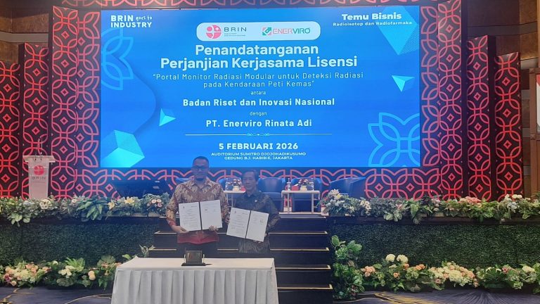 Lisensi Perjanjian Kerjasama Radiation Portal Monitor RPM BRIN