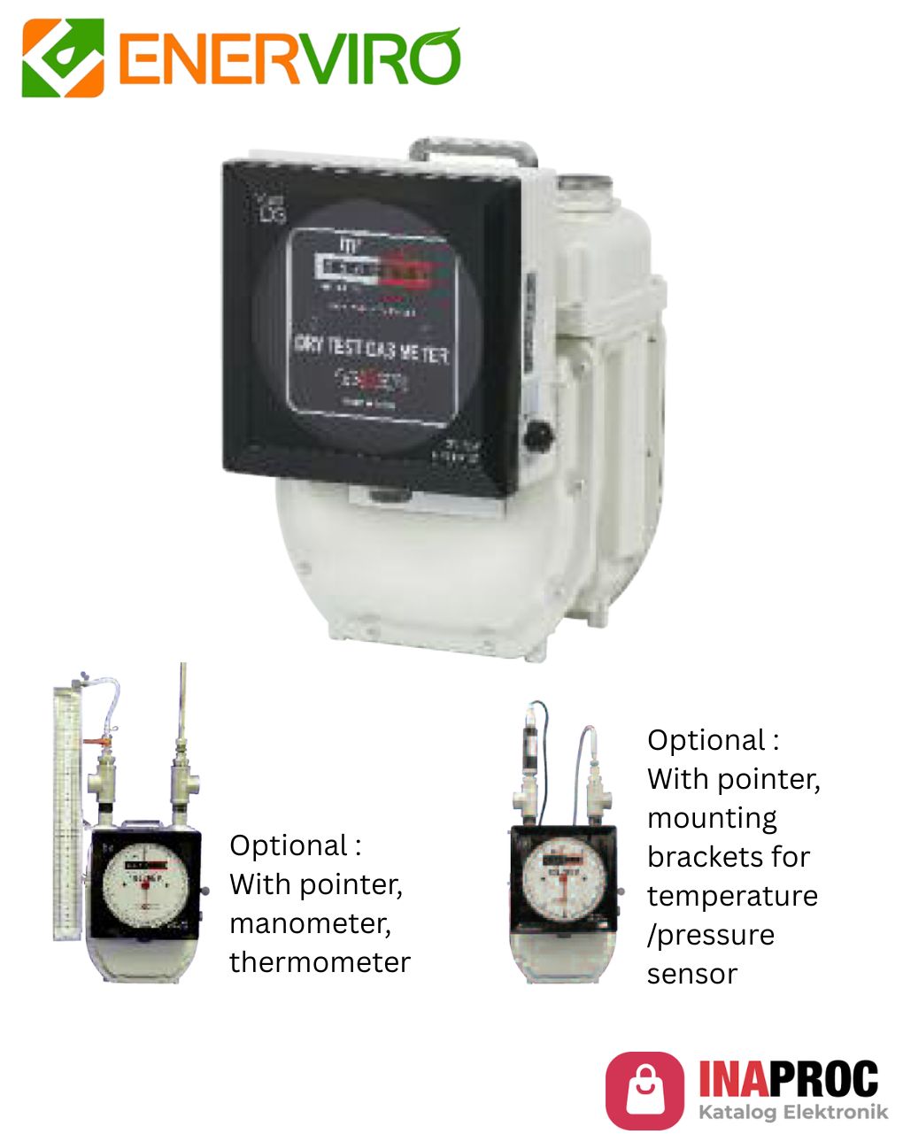 Dry Gas Meter (DGM) Shinagawa Tipe DS-1.6A