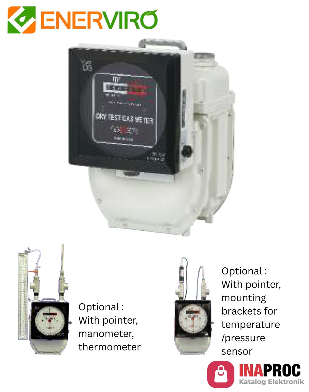 Dry Gas Meter (DGM) Shinagawa Tipe DS-40A