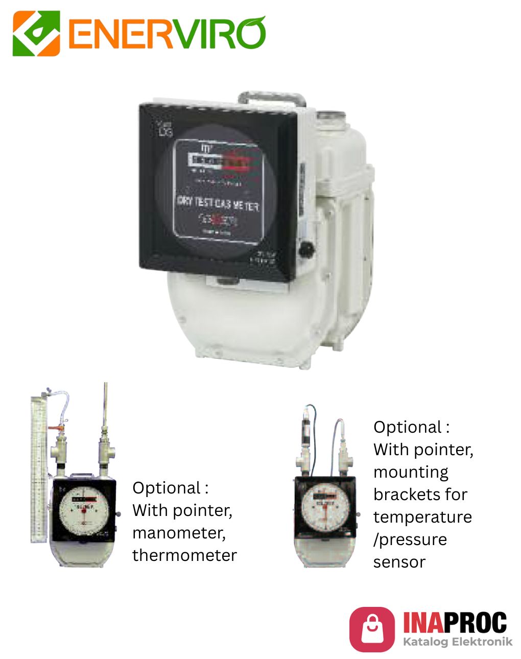 Dry Gas Meter (DGM) Shinagawa Tipe DS-4A