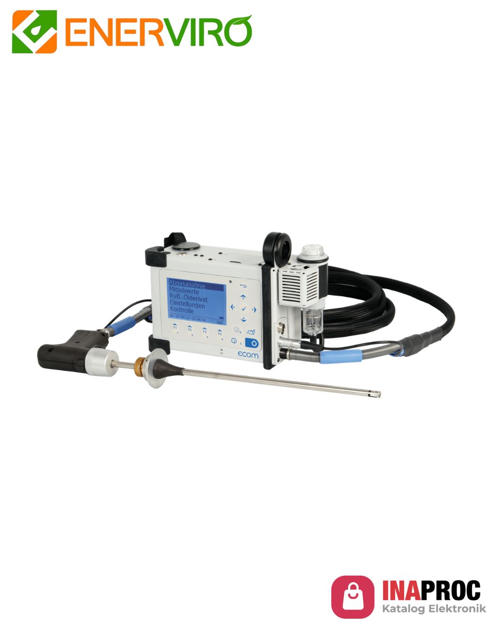 ecom-D Hand-held Flue Gas Analyser for Industrial Applications